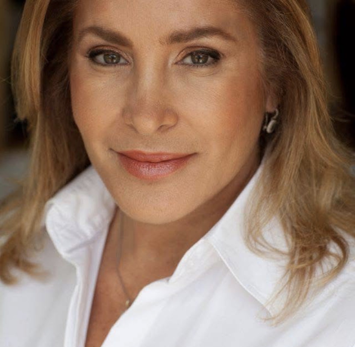 Timeless beauty portrait with warm neutrals